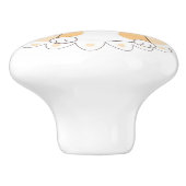 Cute Unicat Ceramic Knob. Keramische Knop (Zijkant)