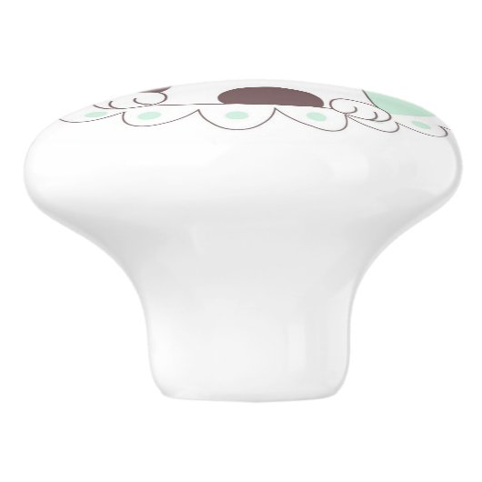 Cute Unicat Keramische Knop (Zijkant)