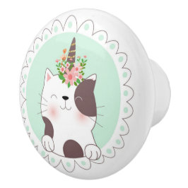 Cute Unicat Keramische Knop