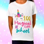 Cute Unicorn 100 magische schooldagen T-shirt
