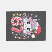 Cute Unicorn 67 Christmas Meme Six Seven Christmas Fleece Deken (Voorkant (Horizontaal))