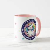 Cute Unicorn A.S.A.P. – As Sparkling As Possible Mok (Voorkant rechts)