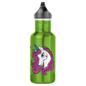 Cute Unicorn aangepaste waterflessen Waterfles (Rechts)