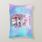 Cute Unicorn Accent Pillow Kussen (Voorkant(Verticaal))