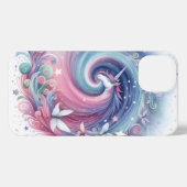 Cute Unicorn and Butterfly Design  iPhone Hoesje (Achterkant horizontaal)