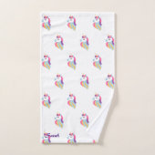 Cute Unicorn Baby Bad Handdoek (Handdoek)