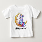 Cute Unicorn Baby Tee (Voorkant)
