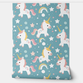 Cute Unicorn Behang