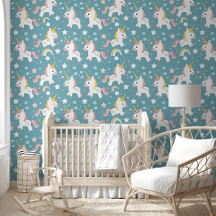Cute Unicorn Behang
