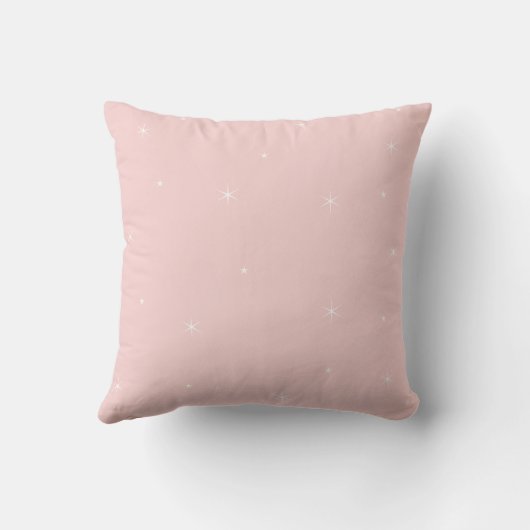 Cute Unicorn Birth Announcement Nursery Pillow Kussen (Achterkant)