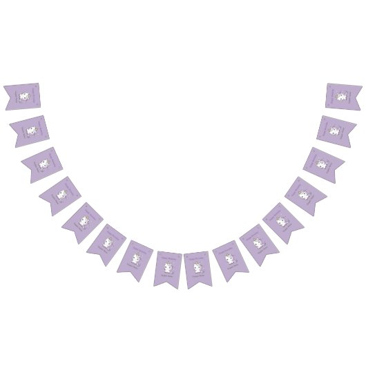 Cute Unicorn Birthday Bunting Flags Vlaggetjes (Alle)