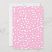 Cute Unicorn Birthday Party Kaart (Achterkant)