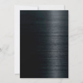 Cute unicorn Black glitter verjaardagsmonogram Kaart (Achterkant)