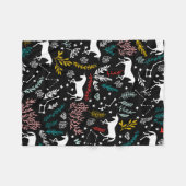 Cute Unicorn Blanket Fleece Deken (Voorkant (Horizontaal))