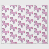Cute Unicorn Cadeaupapier (Vlak)