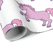 Cute Unicorn Cadeaupapier (Rol Hoek)