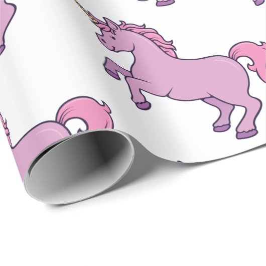 Cute Unicorn Cadeaupapier (Rol Hoek)