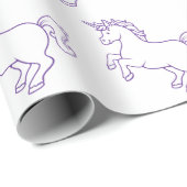 Cute Unicorn Cadeaupapier (Rol Hoek)