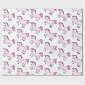 Cute Unicorn Cadeaupapier (Vlak)