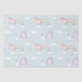 Cute Unicorn + Cakes Tissuepapier (Voorkant)