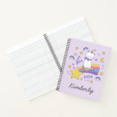 Cute Unicorn Cat Notitieboek (Binnen)