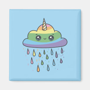 Cute Unicorn Cloud Magneet