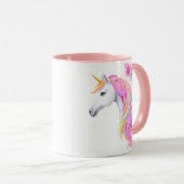 Cute Unicorn Coffee Mug Mok (Voorkant rechts)