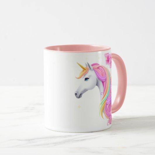 Cute Unicorn Coffee Mug Mok (Voorkant rechts)