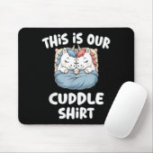 Cute Unicorn Couple This Is Our Cuddle Muismat (Met muis)