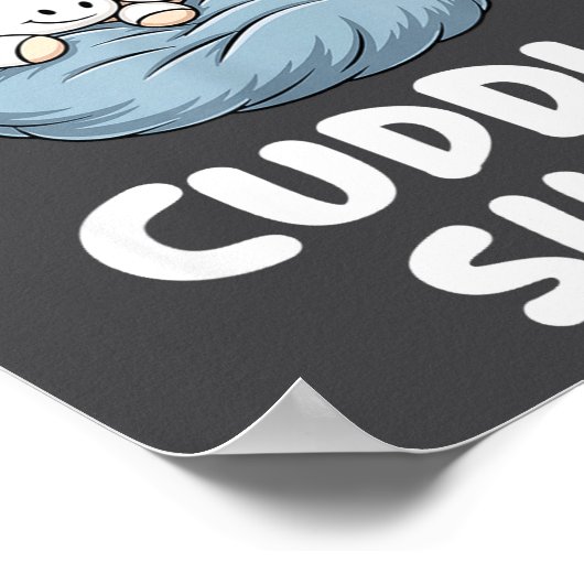 Cute Unicorn Couple This Is Our Cuddle  Poster (Hoek)