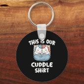 Cute Unicorn Couple This Is Our Cuddle  Sleutelhanger (Voorkant)