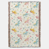 Cute Unicorn Deken (Voorkant Verticaal)
