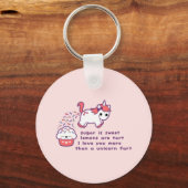 Cute Unicorn Fart Sleutelhanger (Voorkant)