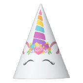 Cute Unicorn Feesthoedjes (Voorkant)