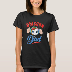 Cute Unicorn Gezegde regenboogkleuren Fairyta T-shirt