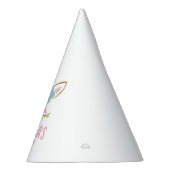 Cute Unicorn Girls Birthday Party Feesthoedjes (Rechts)