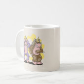 CUTE UNICORN GRIDDY DANCE KOFFIEMOK (Voorkant links)
