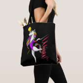 Cute Unicorn Gymnastics Magical Gymnast Tote Bag (Dichtbij)