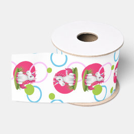 Cute Unicorn Happy Birthday Grosgrain Lint