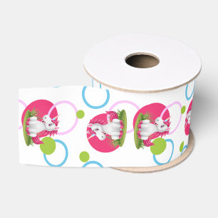 Cute Unicorn Happy Birthday Grosgrain Lint