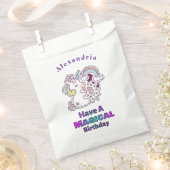Cute Unicorn heeft een magische verjaardag Bedankzakje (Geknipt)