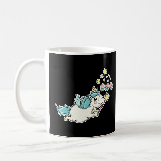 Cute Unicorn Holding Wand Making Cupcakes Baker Ba Koffiemok (Links)