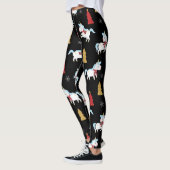 Cute Unicorn Holiday Patroon Leggings (Links)