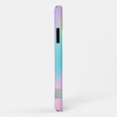 Cute Unicorn Holografische Ombre Case-Mate iPhone Case (Achterkant/rechts)
