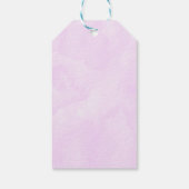 Cute Unicorn in Heart Shaped Glasses Hartelijk dan Cadeaulabel (Achterkant)