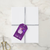 Cute Unicorn in Heart Shaped Glasses Hartelijk dan Cadeaulabel (Met Touw)