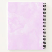 Cute Unicorn in Heart Shaped Glasses Notitieboek (Achterkant)