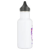 Cute Unicorn in Heart Shaped Glasses Waterfles (Links)