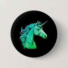 Cute Unicorn Knop - Een Wonderlijk Geschenk Ronde Button 5,7 Cm