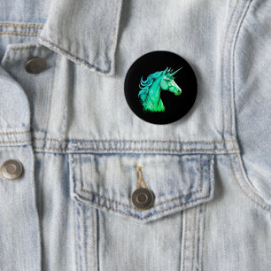 Cute Unicorn Knop - Een Wonderlijk Geschenk Ronde Button 5,7 Cm
